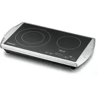 Rommelsbacher Double plaque de cuisson vitrocéramique, TouchCon., ed CT 3403/TC