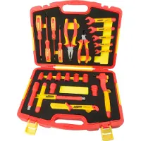 BRÜDER MANNESMANN Jeu d'outils VDE 24 pièces en coffret