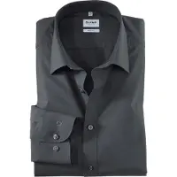 Olymp Chemise Level 5 Anthracite Gris taille 42