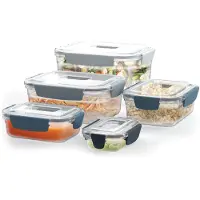 Joseph Joseph Nest Lock Set Of 5 Airtight Containers Set Clair