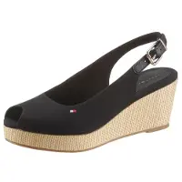 Tommy Hilfiger Iconic Elba Sling Back W Couleur Noir