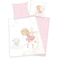 Herding Linge de lit réversible pour enfants "Petite Fée (135 x 200 cm, 80 x 80 cm)