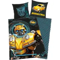 Herding Transformers Bumblebee - Parure de lit (135 x 200 cm, 80 x 80 cm)