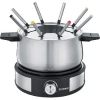 Severin FO 2471 - Pot à fondue/crépière - 1.5 kWatt - noir