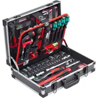 Meister Werkzeuge Coffret à outils 131 pièces Avec outils de qualité de Knipex & Wera
