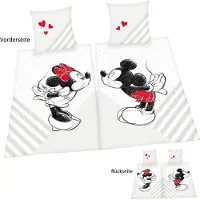 Herding Partenaires de lit Mickey & Minnie (135 x 200 cm, 80 x 80 cm)