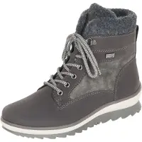 Remonte Bottines à lacets gris foncé
