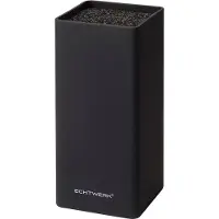 Echtwerk Bloc à couteaux universel 'SQUARE' avec insert à poils, noir