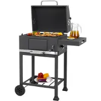 Tepro Barbecue au charbon de bois Toronto Basic, surface de cuisson : env. 52 x 36 cm