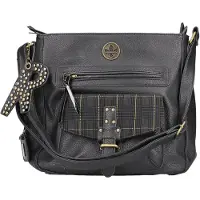 Rieker Damen sac à bandoulière fermeture éclair poche extérieure H1340, Couleur:Noir
