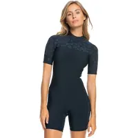 Roxy Sws 2 Mm Woman Short Sleeve Back Zip Neoprene Suit Noir 2 Femme