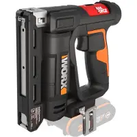 WORX Cloueuse sans fil et agrafeuse 20V Nailforce WX843.9, sans batterie ni chargeur