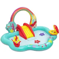 Bestway 91097 Disney Princess Little Mermaid 221x193x117 Cm Water Games Center Multicolore 221 x 193 x 117 cm