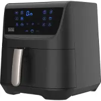 Black & Decker Friteuse à air Black and Decker BXAF5500E simple 5,5 L indépendante 1800 W Noir