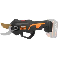 WORX - WG330E.9 - NITRO - Cisaille/secateur sans fil Brushless 20V - (Livree sans batterie ni chargeur) - Noir/Orange