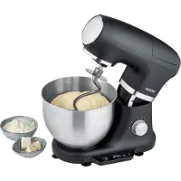 Severin Robot pâtissier multifonction 5.5l 1000w noir/inox - - KM3898 -