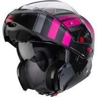 Caberg CabergHorusXRoadGrisFuchsiaCasqueModulable Taille M
