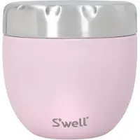 Swell Eats, gamelle 2-en-1 avec couvercle à vis, 636 ml, couleur Topas rose, triple fonction