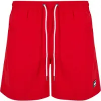 Urban Classics Shorts de bain rouge