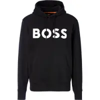 BOSS Sweat-shirt noir / blanc