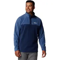 Columbia Pull-over de sport 'Steens Mountain' bleu / marine / gris foncé / blanc