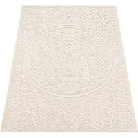 Paco Home Tapis d'extérieur Résistant aux intempéries Balcon Salon Scandinave Boho Unicolore Taille 200x290 cm
