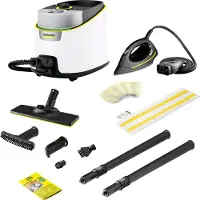 Kärcher Sc 4 Deluxe Handheld Vacuum Cleaner Argenté One Size / EU Plug 220V