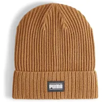Puma Unisexe, Bonnet, Bonnet Ribbed Classic Cuff, Beige, Marron, (Taille unique)