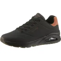 SKECHERS Baskets basses 'Uno - Suited On Air' rouille / noir