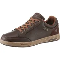 SKECHERS Baskets basses 'Sparkman' brun foncé