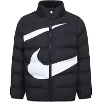 Nike Kids Wrap Swoosh Debossed Quilt Vest Noir 6-7 Years Enfants