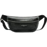 Liebeskind berlin Femmes, Sac banane, Borsa Cintura Nuova Croco Nera Chudy, Noir