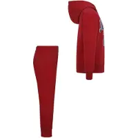 Nike Survêtement gris / rouge / noir / blanc