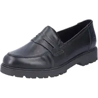 Rieker Damen Slipper Schwarz