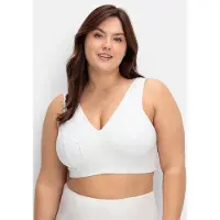 Sheego Soutien-gorge blanc