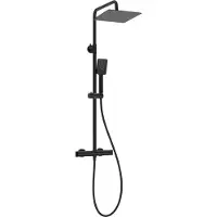Deante Rain shower with thermostatic shower mixer