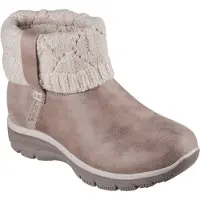 SKECHERS Boots 'Slip-Ins Relaxed Fit' taupe