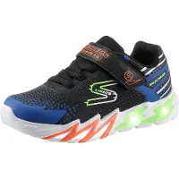 SKECHERS Kids Baskets bleu / jaune fluo / orange / noir