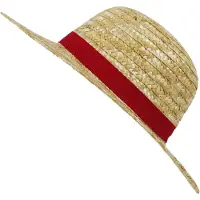 One Piece Chapeau Anime de - Monkey D. Luffy - Cosplay - pour Unisexe - jaune - Taille Standard