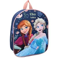 Vadobag Sac à dos 3D pour filles Ice Kingdom II - Anna & Elsa