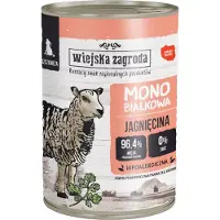 Wiejska zagroda Agneau – Aliment humide mono-protéique pour chiots 12 x 400 g