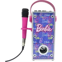 Lexibook Puissante enceinte Bluetooth lumineuse Barbie avec micro