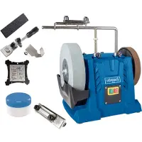 Scheppach KIT TIGER7000S : Meuleuse à affûter, machine à poncer, système de ponçage avec accessoires