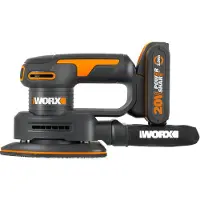 WORX WX822 Ponceuse de détails sans fil 20V - Ponceuse polyvalente pour les projets de bois