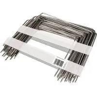 Windhager 100x Piquets Métalliques Windhager Ancrage Au Sol Clous Au Sol Fixation D'ancrage Au Sol 20x25 Cm
