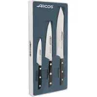 Jamon Arcos - Coffret 3 Couteaux ForgãS - Manhattan - Noir