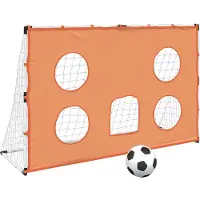 vidaXL But de football pour enfants avec tapis d'arrivée et ballon 182x62x118 cm