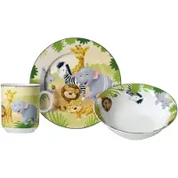Ritzenhoff & Breker Set de vaisselle AFRIKATIERE en porcelaine 3 pièces