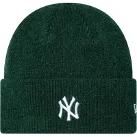 New Era Female Wide Cuff Beanie Mlb York Yankees Femme Bonnets Vert Taille One Size Accessoires