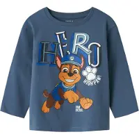 Name it T-Shirt 'Jahav Pawpatrol' saphir / marron / caramel / blanc